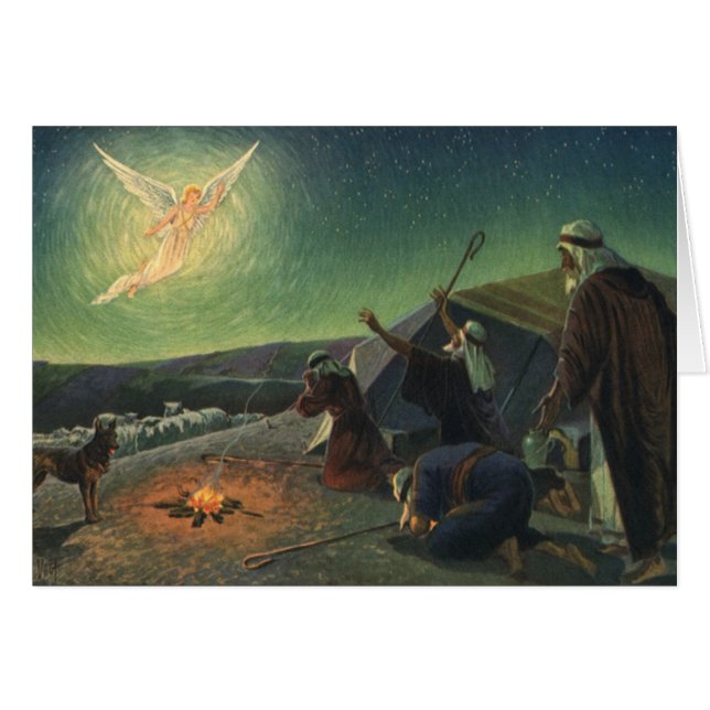 Vintage Religion, Annunciation to the Shepherds (Front Horizontal)