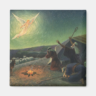 Vintage Religion, Annunciation to the Shepherds Magnet