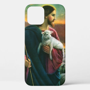 Vintage Religion, Christ Good Shepherd with Flock Case-Mate iPhone Case