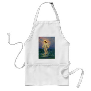 Vintage Religion, Jesus Christ is Walking on Water Standard Apron