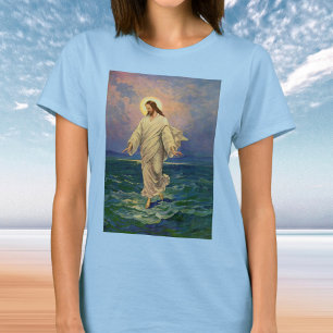 Vintage Religion, Jesus Christ is Walking on Water T-Shirt