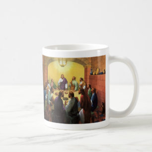 Vintage Religion, Last Supper with Jesus Christ Coffee Mug
