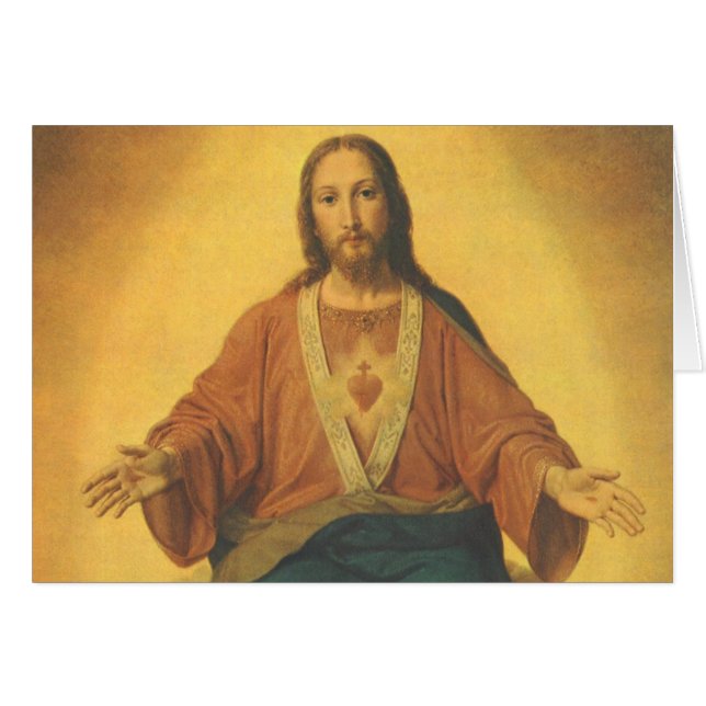 Vintage Religion, Sacred Heart of Jesus Christ (Front Horizontal)
