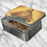 Vintage Religion, Sacred Heart of Jesus Christ Jigsaw Puzzle<br><div class="desc">Vintage illustration religious bible design featuring the Sacred Heart. The devotion to the Sacred Heart (also known as the Most Sacred Heart of Jesus) is one of the most widely practiced and well-known Roman Catholic devotions,  taking Jesus Christ's physical heart as the representation of his divine love for humanity.</div>