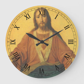 Vintage Religion, Sacred Heart of Jesus Christ Large Clock