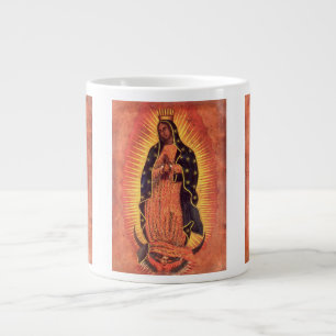 Vintage Religion Virgin Mary Our Lady of Guadalupe Large Coffee Mug