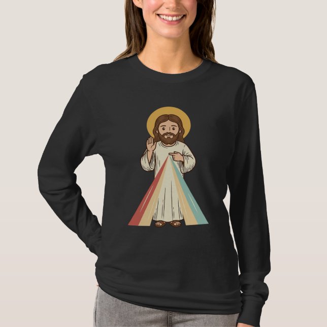 Vintage Religious Blessing Vector Shirt Design_1 (Front)