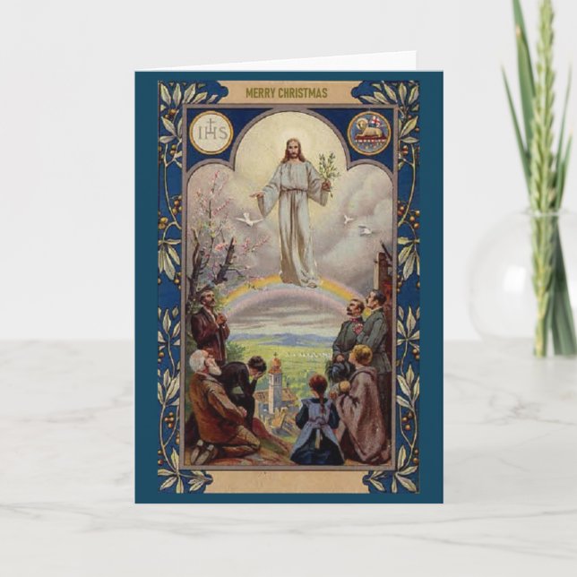 Vintage Religious Christmas Card (Front)