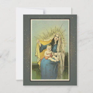Vintage Religious Christmas Card