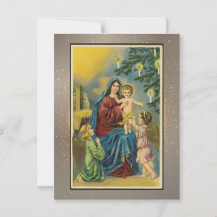 Vintage Religious Christmas Card