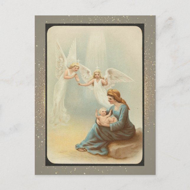 Vintage Religious Christmas Card (Front)