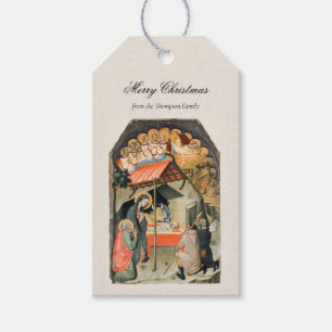 Vintage Religious Christmas Nativity Christian  Gift Tags