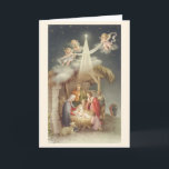 Vintage Religious Christmas Nativity Greeting Card<br><div class="desc">Retro / Vintage Christmas greeting card.  Lovely Nativity scene.  Gloria in Excelsis Deo!</div>