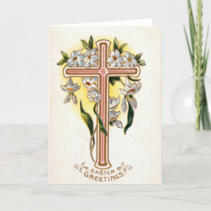 Vintage Religious Easter Card