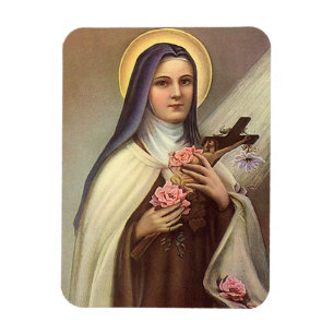 Vintage Religious Easter, Nun with Cross Magnet