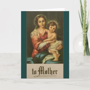 Vintage Religious Mother's Day Card