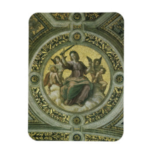 Vintage Renaissance Art, Justice by Raphael Magnet