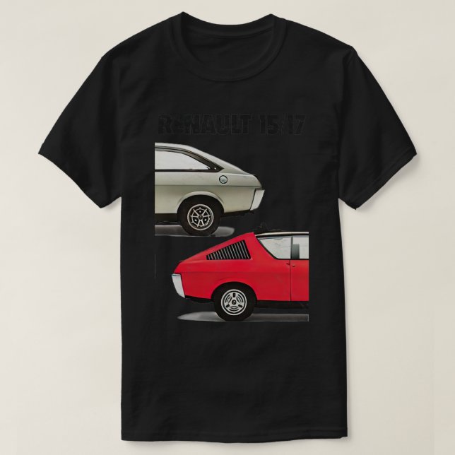 Vintage Renault 15 Fan Design T-Shirt (Design Front)