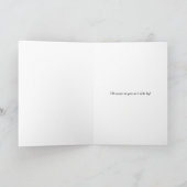 Vintage - Rented a Limo for Your Birthday, Card (Inside)