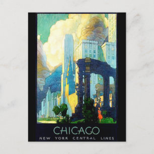 Vintage Reproduction Chicago Postcard