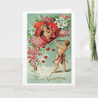 Vintage Reproduction Valentine's Day Card