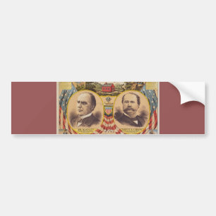Vintage Republican Party Presidential Campaign Bumper Sticker