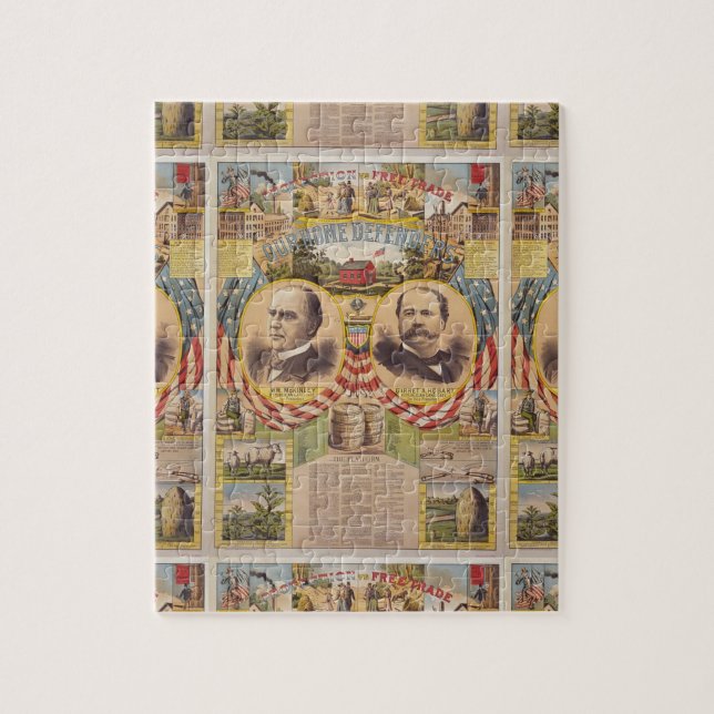 Vintage Republican Party Presidential Campaign Jigsaw Puzzle (Vertical)