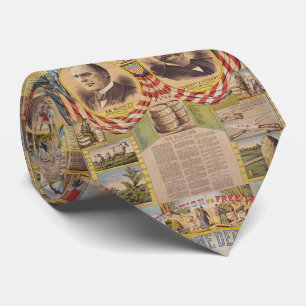 Vintage Republican Party Presidential Campaign Tie