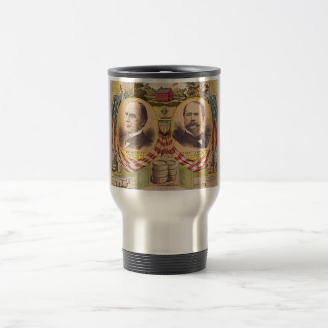 Vintage Republican Party Presidential Campaign Travel Mug (Center)
