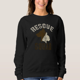 Vintage Rescue Squad Animal Wild Cats Dogs Adoptio Sweatshirt