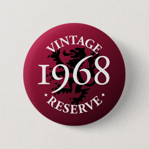 Vintage Reserve 1968 Pinback Button