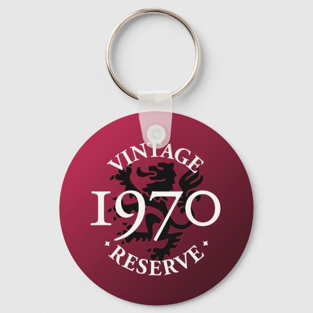 Vintage Reserve 1970 Key Ring (Front)