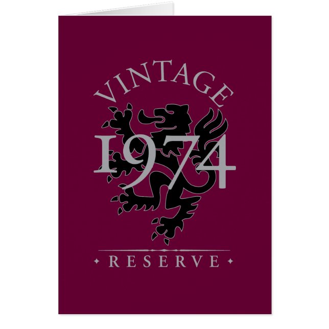 Vintage Reserve 1974 (Front)