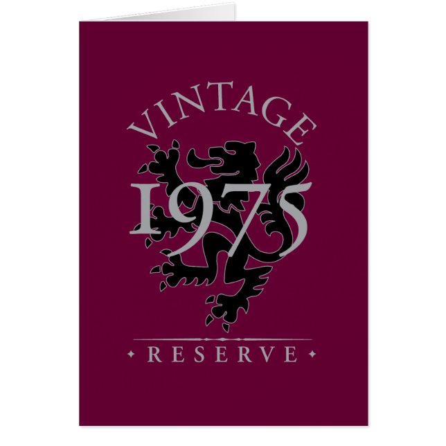 Vintage Reserve 1975 (Front)