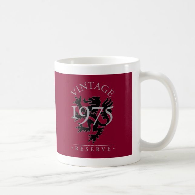 Vintage Reserve 1975 Coffee Mug (Right)