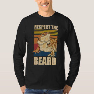 Vintage Respect The Dragon Beard Dragon Funny Liza T-Shirt
