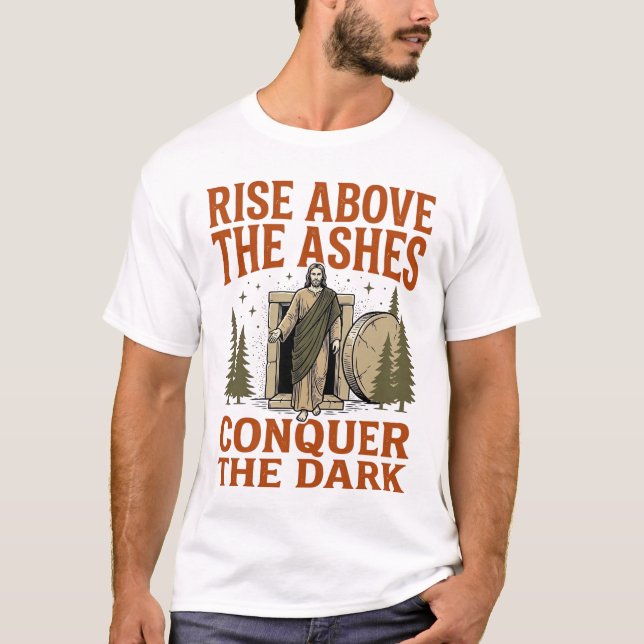 Vintage Resurrection Cave Quote Engraving Shirt De (Front)