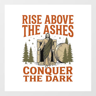 Vintage Resurrection Cave Quote Engraving Shirt De Window Cling