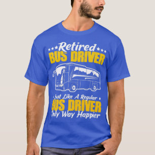 Vintage Retired Bus Driver School Bus Driver  T-Shirt