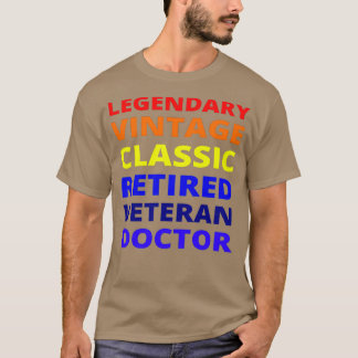 Vintage Retired Veteran Doctor T-Shirt