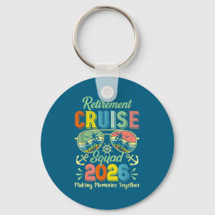 Vintage Retirement Cruise Squad 2026 Cruise Retire Key Ring