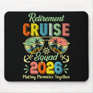 Vintage Retirement Cruise Squad 2026 Cruise Retire Mouse Mat