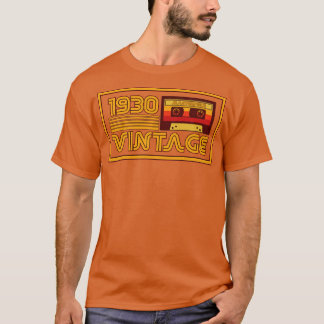 Vintage Retro 1930 Masterpiece Cassette Tape T-Shirt