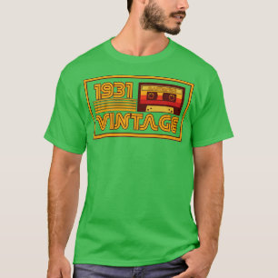 Vintage Retro 1931 Masterpiece Cassette Tape T-Shirt