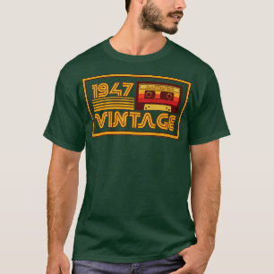 Vintage Retro 1947 Masterpiece Cassette Tape T-Shirt