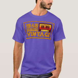 Vintage Retro 1949 Masterpiece Cassette Tape T-Shirt