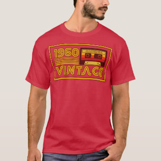 Vintage Retro 1960 Masterpiece Cassette Tape T-Shirt