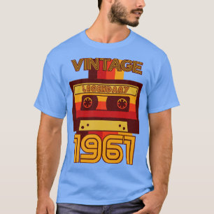 Vintage Retro 1961 Legendary Cassette Tape T-Shirt