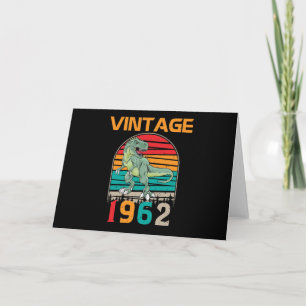 Vintage Retro 1962 Birthday Card
