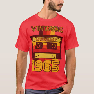 Vintage Retro 1965 Legendary Cassette Tape T-Shirt